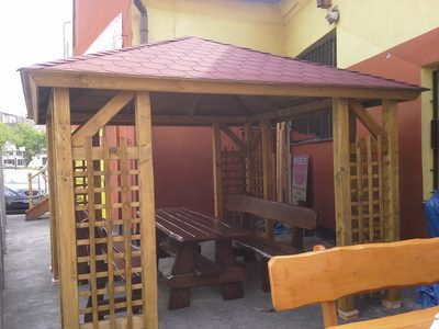 Altana ogrodowa z drewna - realizacja 1
