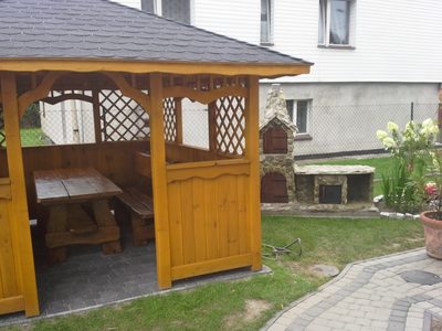 Altana ogrodowa z drewna - realizacja 6