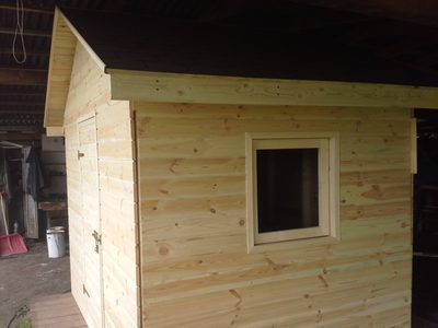 Domek gospodarczy lub wiata ogrodowa z drewna - realizacja 3