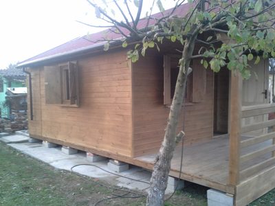 Domek gospodarczy lub wiata ogrodowa z drewna - realizacja 5