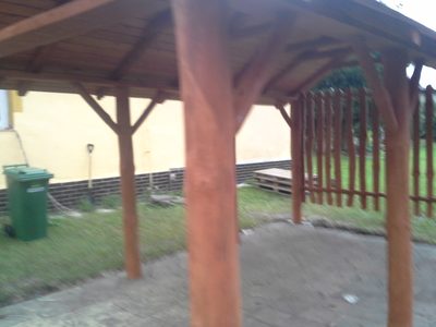 Domek gospodarczy lub wiata ogrodowa z drewna - realizacja 11