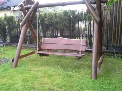 Huśtawka, hamak lub inny wyrób ogrodowy z drewna - realizacja 7